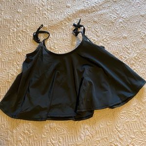 Black Kortni Jeane Swing Swim Top Medium